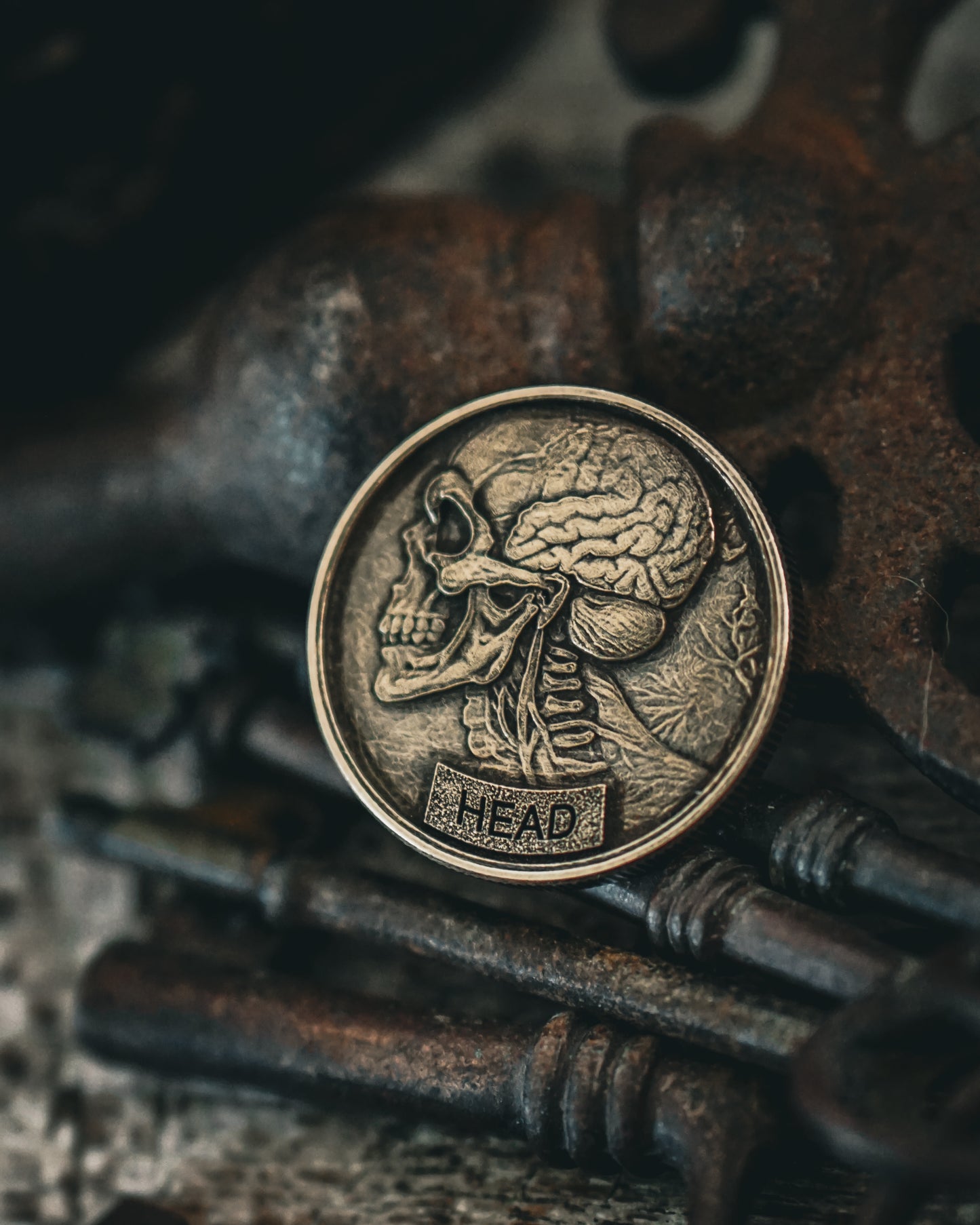 Head or Heart Decision Coin