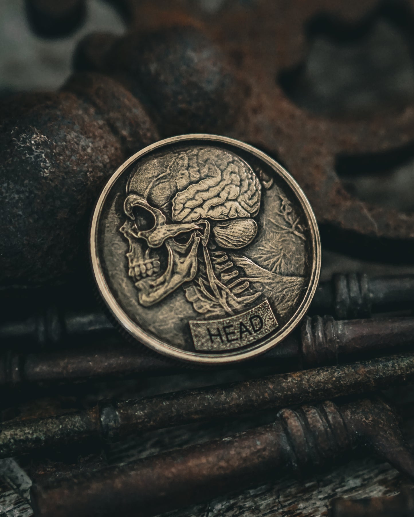Head or Heart Decision Coin