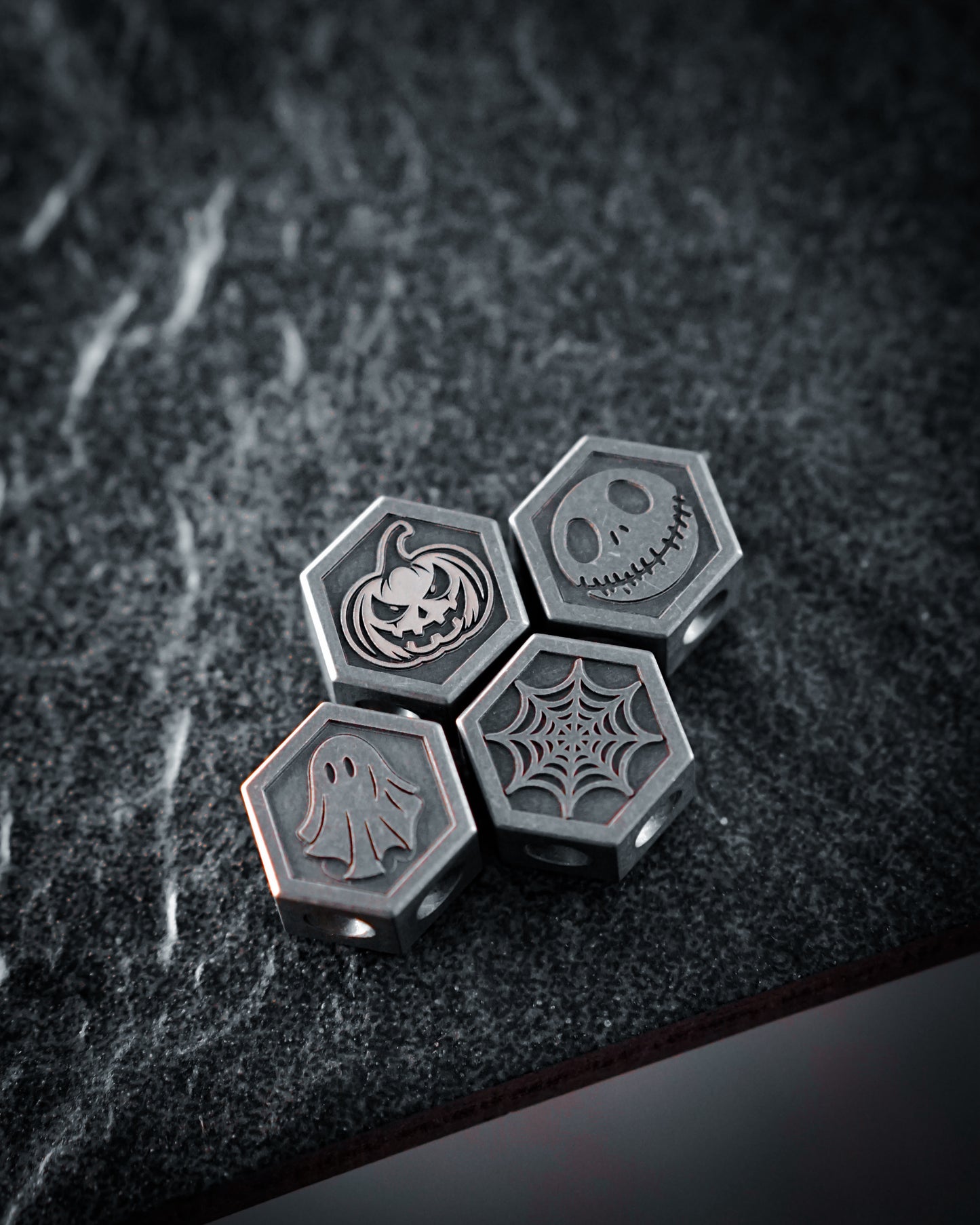 Titanium Hex beads - Halloween
