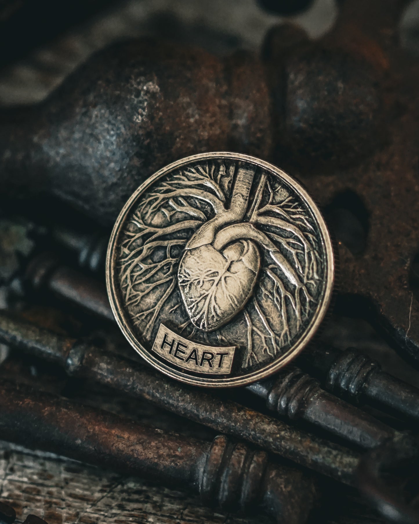 Head or Heart Decision Coin