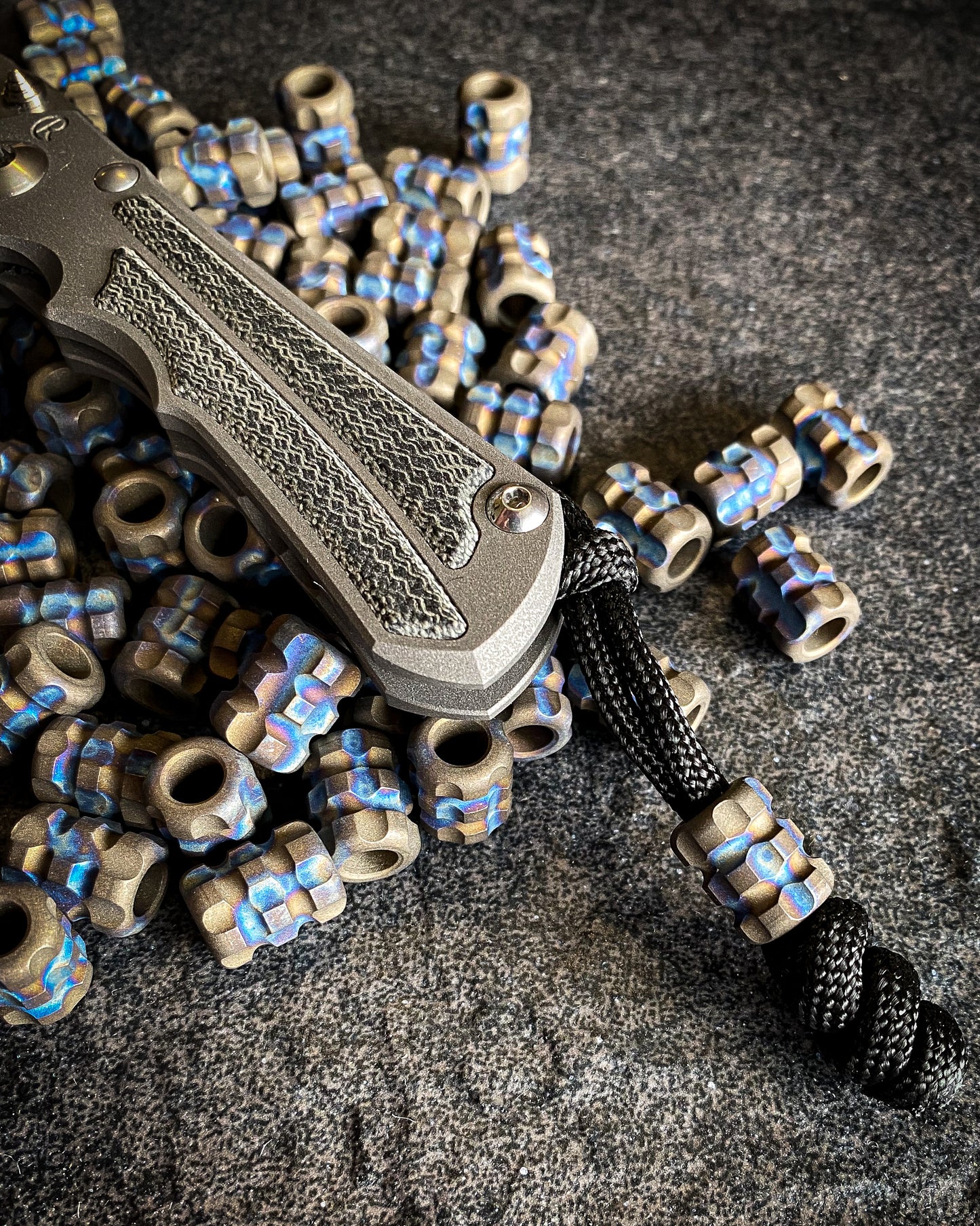 Titanium Grenade Beads