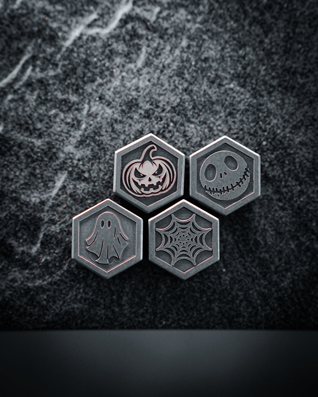 Titanium Hex beads - Halloween