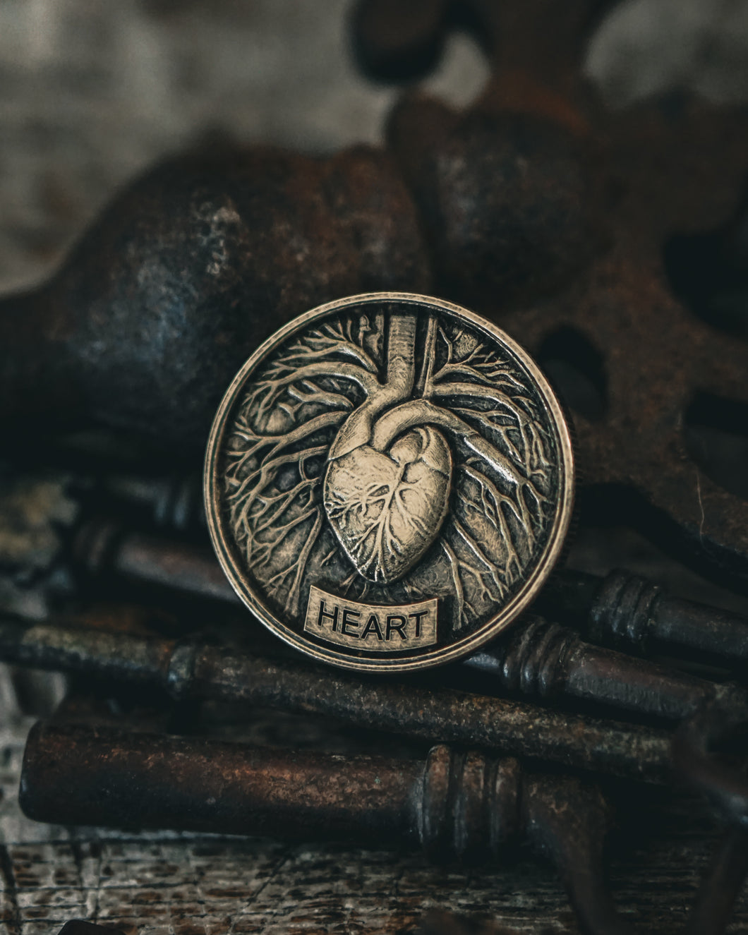 Head or Heart Decision Coin