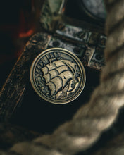 Load image into Gallery viewer, Hold Fast - Deep Cut Brass Coin
