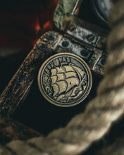 Load image into Gallery viewer, Hold Fast - Deep Cut Brass Coin
