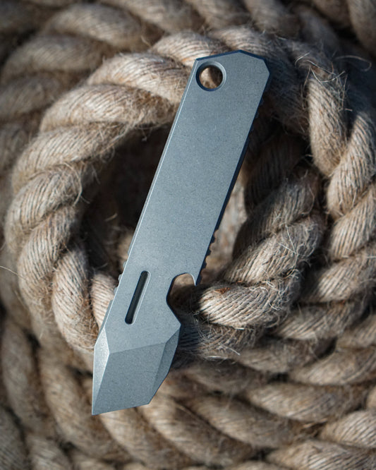 Kronos V2 Titanium Prybar Tool - Stonewashed