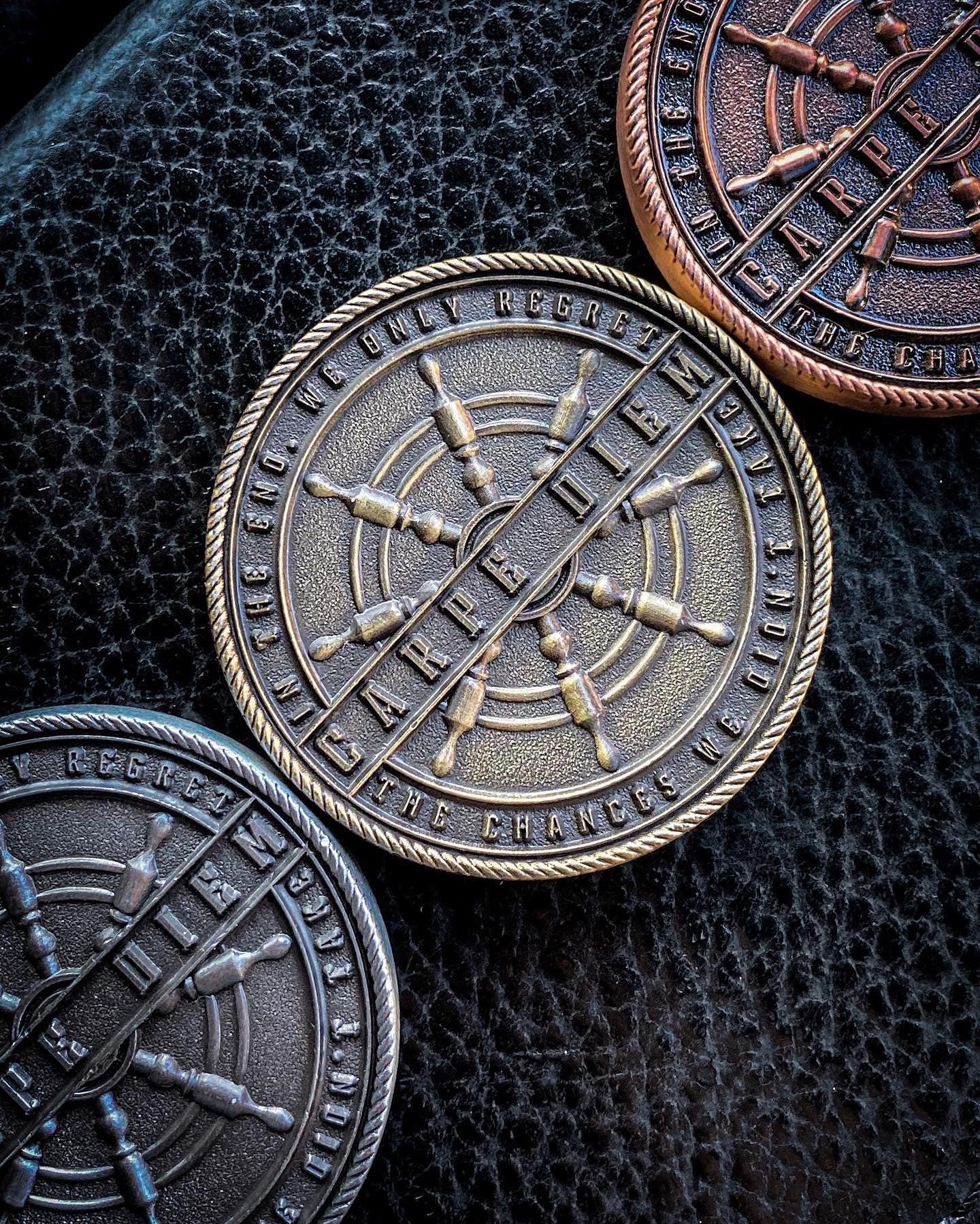 Carpe Diem Reminder EDC coin